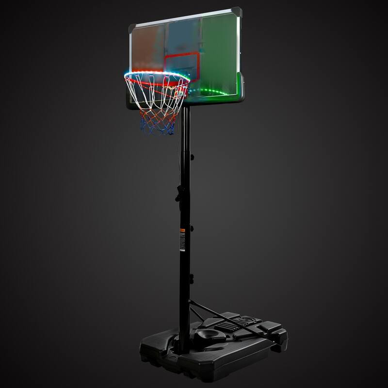 Portable Basketball Hoop Adjustable Height From 6.6 to 10 ft