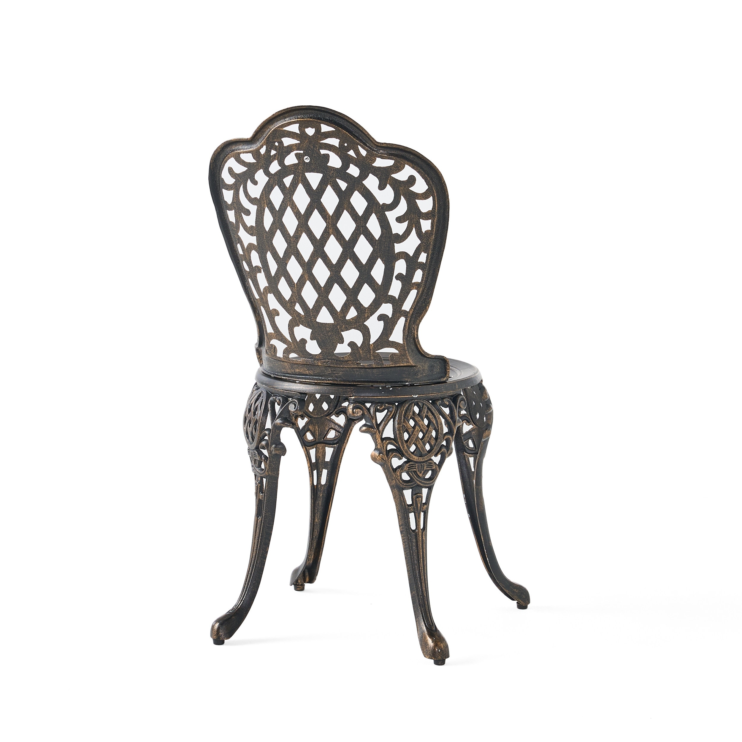 Cole 3-pc. Bronze Aluminum Outdoor Bistro Set by Christopher Knight Home