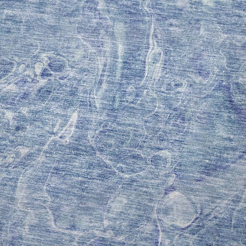 Premium Machine Washable Abstract Flow Sherpa Throw Blanket