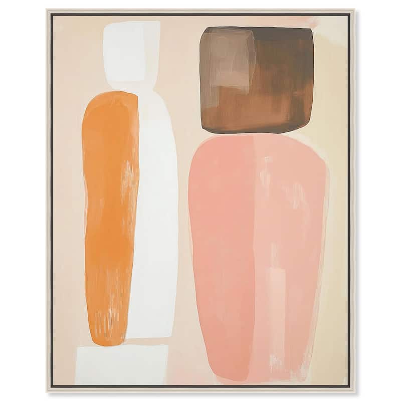 Tones of Restfulness I Canvas by Art Remedy - 24" x 30" - Silver