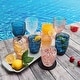 preview thumbnail 5 of 4, Fitz and Floyd Set of 4 Trestle Double Old Fashioned Glasses, 10 Oz, Blush