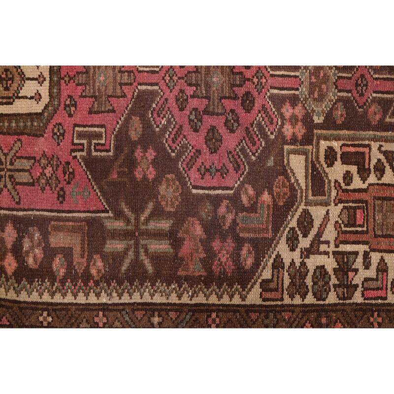 ECARPETGALLERY Hand-knotted Antalya Vintage Brown Wool Rug - 3'3 x 5'2