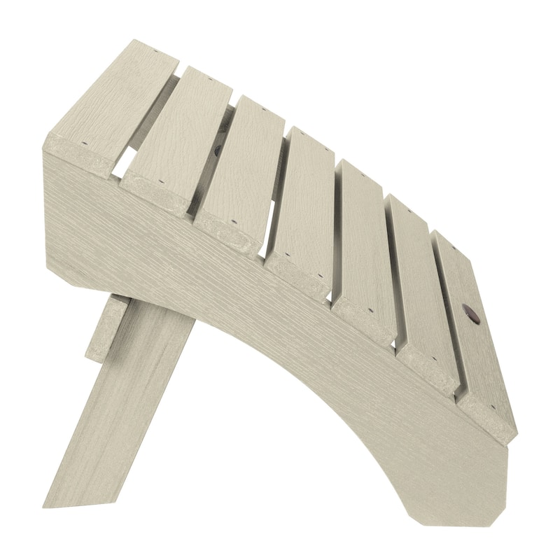 Eco-Friendly Synthetic Wood Folding Ottoman