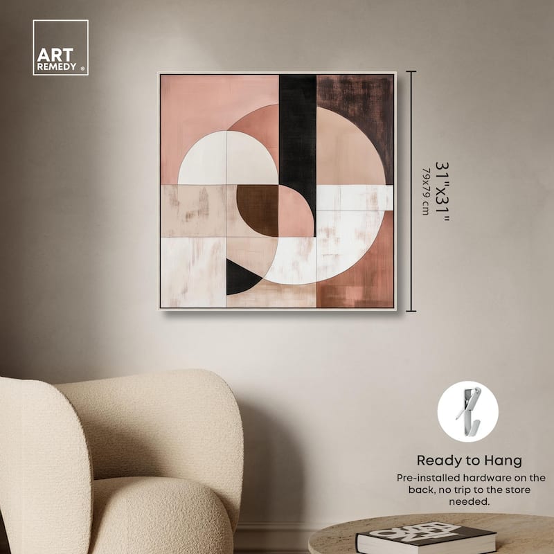 Modern Shapes I Canvas by Art Remedy