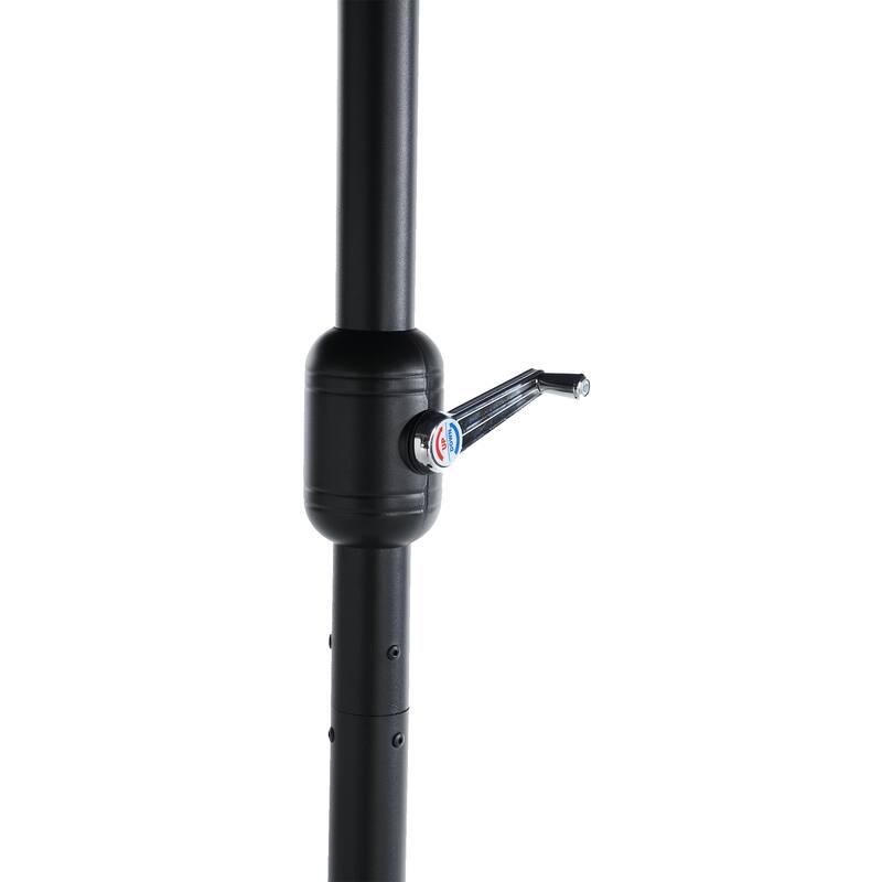 14.8 Ft Double Sided Outdoor Umbrella Rectangular Large with Crank, For Backyard, Lawn and Garden