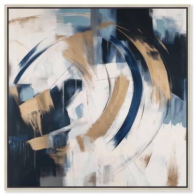 Golden Vortex I Canvas by Art Remedy