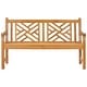 preview thumbnail 5 of 12, Chic Teak Chippendale Outdoor Teak Wood Patio & Garden Double Bench