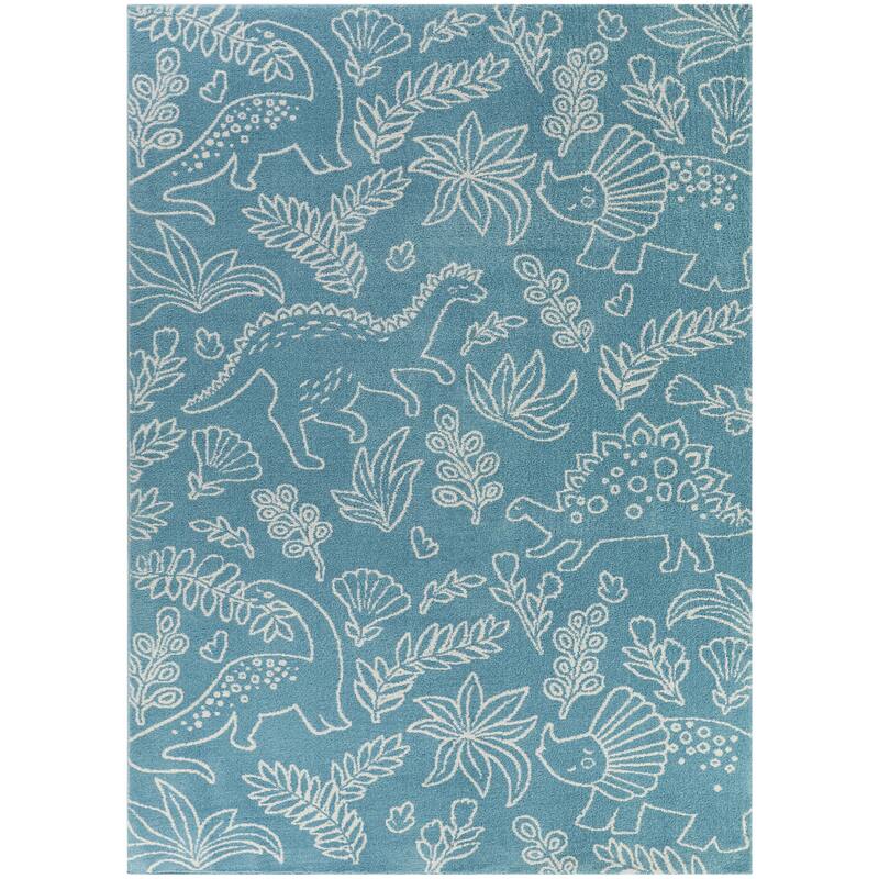 Mod-Tod Happy Dinos Dinosaur Dig Kids Area Rug