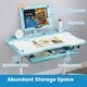 preview thumbnail 21 of 19, Gymax Kid's Study Desk & Chair Set w/Tilt Desktop Book Stand Footrest