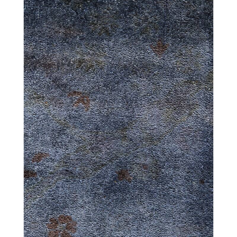 Vibrance, One-of-a-Kind Hand-Knotted Area Rug - Gray, 6' 1" x 8' 4" - 6' 1" x 8' 4"