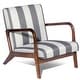 preview thumbnail 4 of 9, Mid-Century Modern Accent Chair,Leathaire Upholstered Farmhouse Armchair 1 pcs