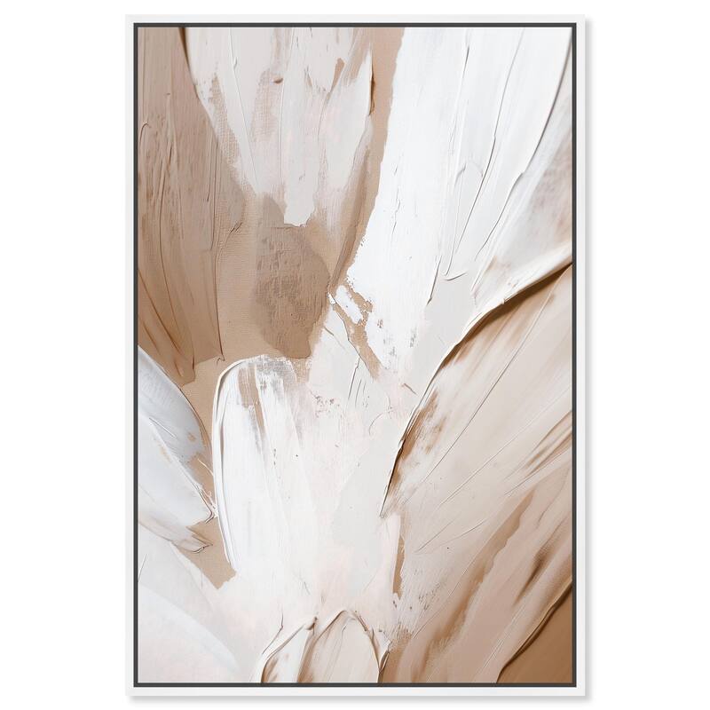 Fawn and Frost Canvas by Art Remedy - 20" x 30" - White