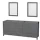 Option Dark Gray / Brushed Chrome Hardware