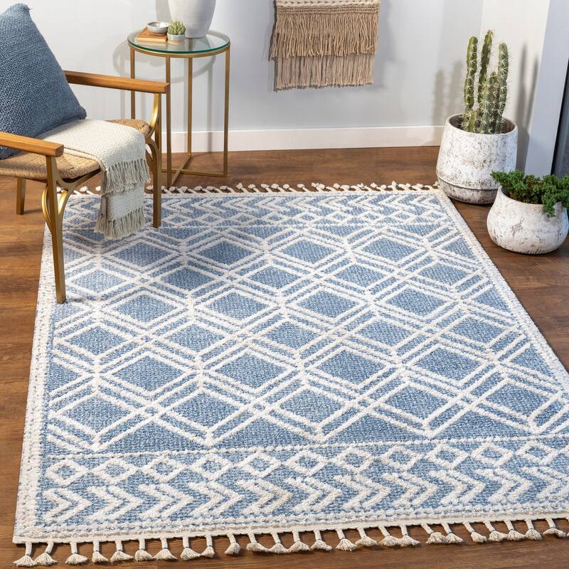 Livabliss Novak Global Diamond Trellis Area Rug