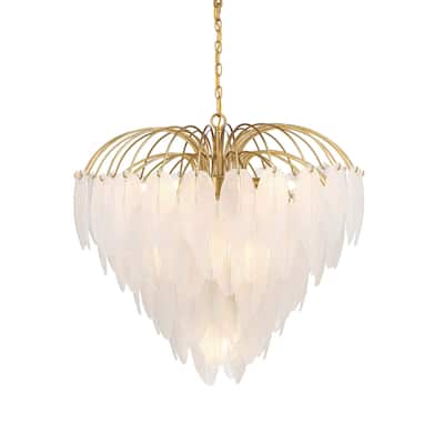 Savoy House 1-3504-9 Boa 9 Light 27" Wide Waterfall Chandelier