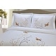 preview thumbnail 14 of 12, Superior Swallow 3-piece Embroidered Cotton Duvet Cover Set