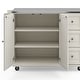 preview thumbnail 19 of 26, Dolly Madison Kitchen Cart with Stainless Steel Top by Homestyles