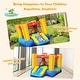 preview thumbnail 5 of 9, Costway Inflatable Bouncer Kids Slide Bounce House for Indoor Outdoor - 6.5ft (L) X 8.3ft (D) X 5.2ft (H)