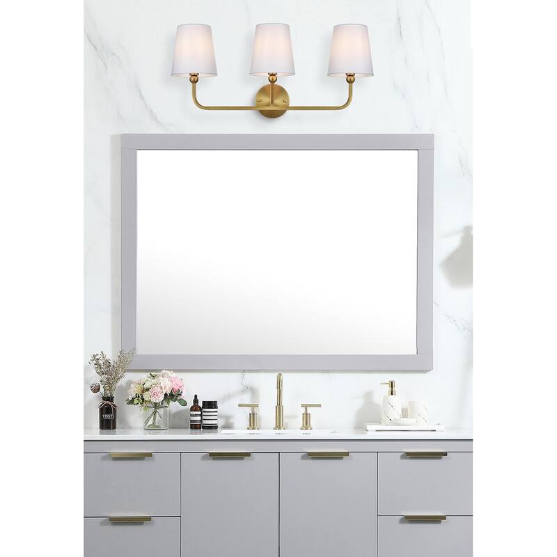 Elegant Lighting LD7322W26 Senna 3 Light 26" Wide Vanity Light