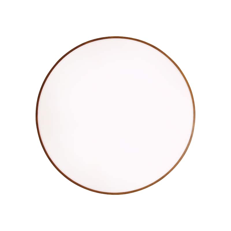 Wry Lighting Anello Integrated LED Pendant in Walnut - Brown