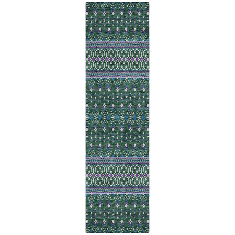 Machine Washable Indoor/ Outdoor Chantille Boho Morrocan Rug