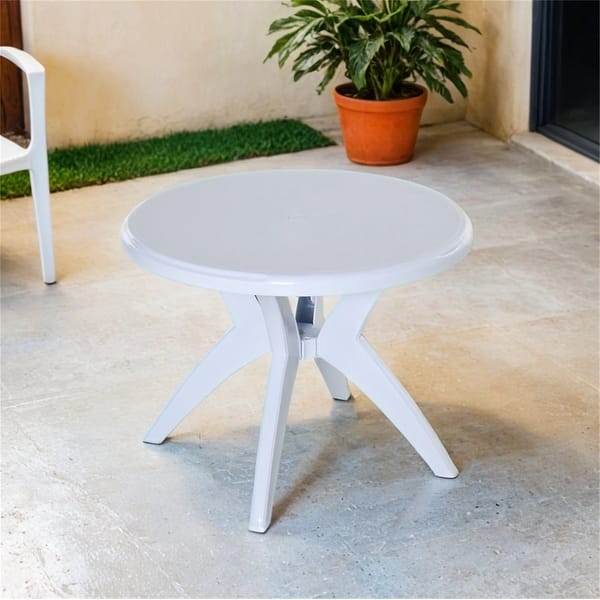hard plastic patio table with umbrella hole JINLLY 32 Inch Hole, Round Glass Patio Table, Outdoor Bistro Dining Tables with Tempered Glass Tabletop and Metal Frame for Outside, Garden, Balcony : Patio, Lawn The heavy Modern Waterproof Plastic Square Patio