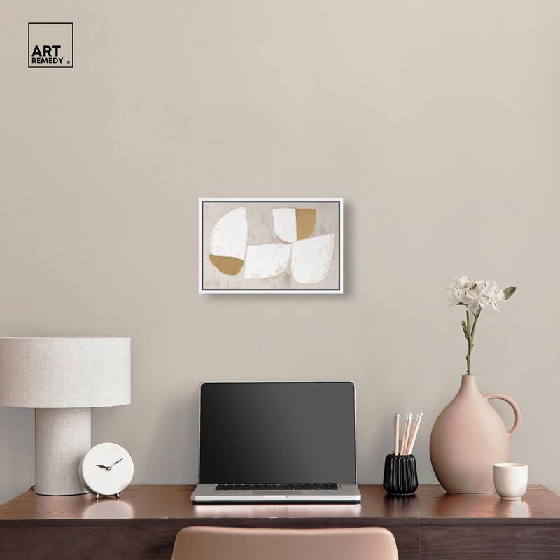 Gilded Cairn III Canvas by Art Remedy