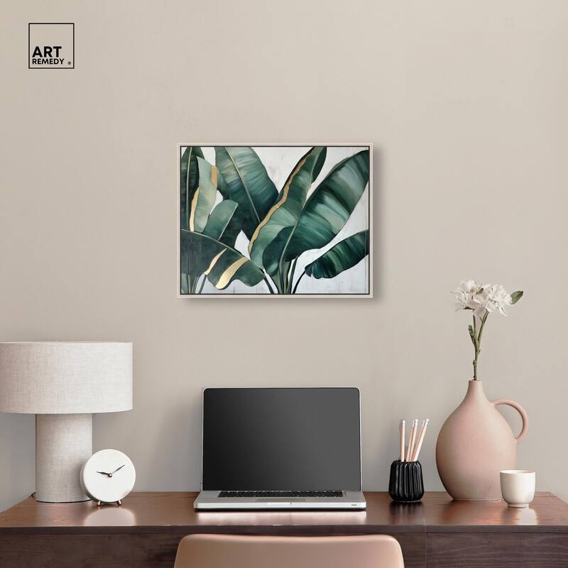 Jungle Jewel Jade I Canvas by Art Remedy