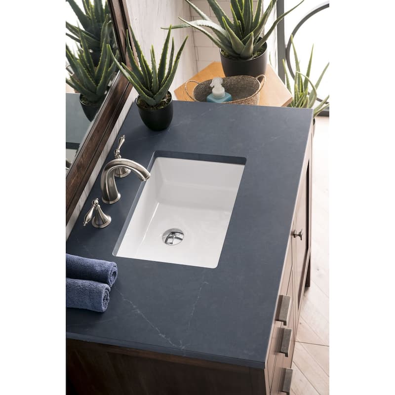 James Martin Vanities Addison 36" Single Basin Hardwood Vanity Set