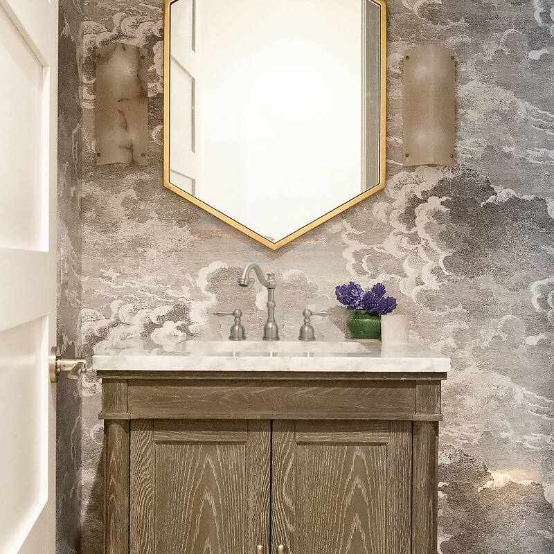 Widespread Two-handle Copper Bathroom Faucet