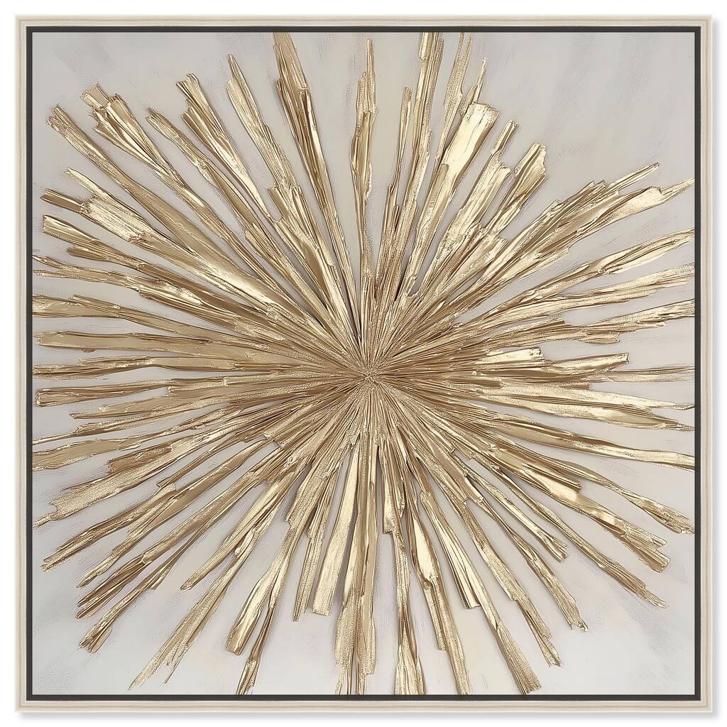Golden Zenith Canvas by Art Remedy