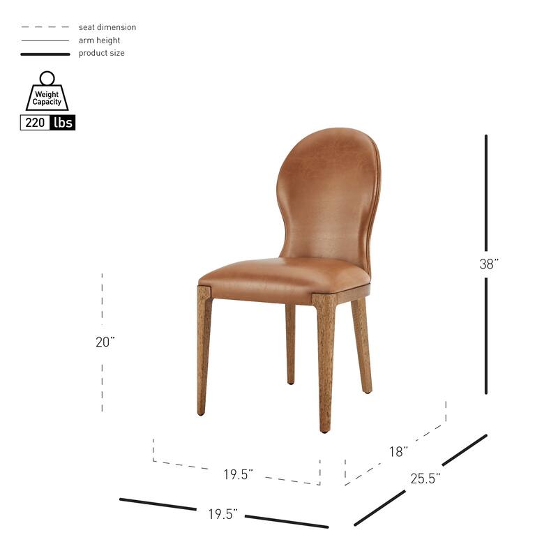 NPD Furniture Eldoris Dining Side Chair (Set of 2)