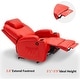 preview thumbnail 41 of 45, Mcombo Electric Power Recliner Chair with Massage and Heat, Faux Leather 7050