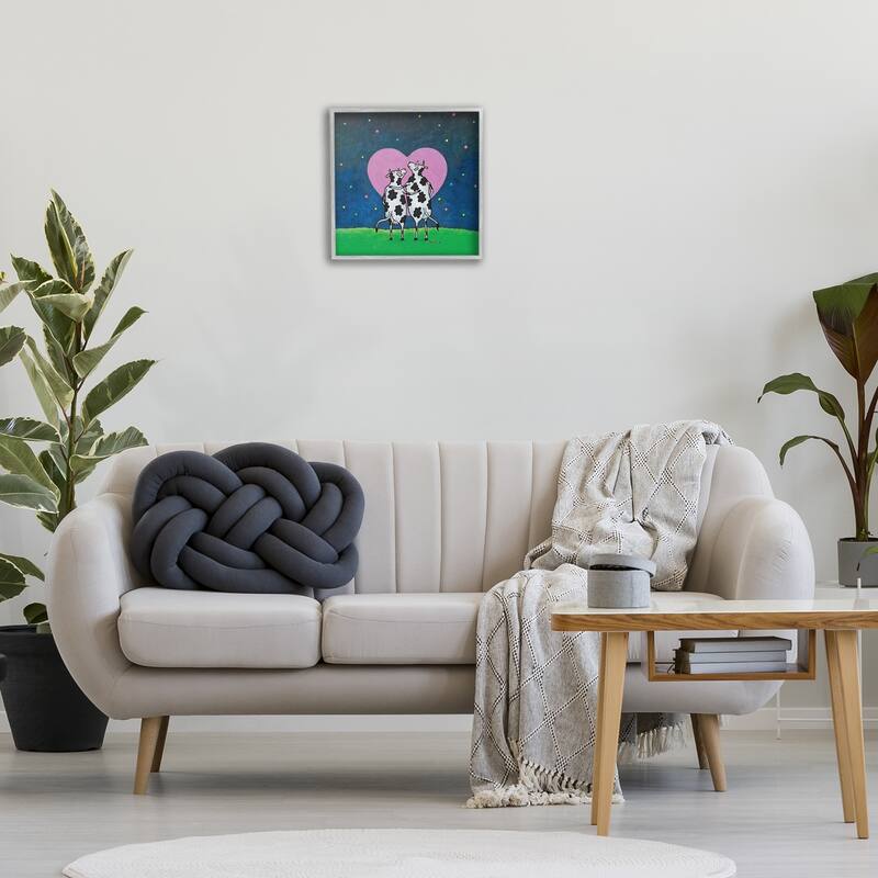 Stupell Loving Significant Udder Framed Giclee Art Design By Roger Straub