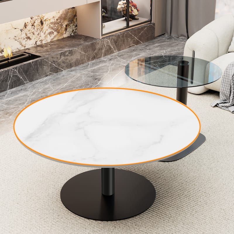 Round Nesting Coffee Table (Set of 2) - 32" + 20"