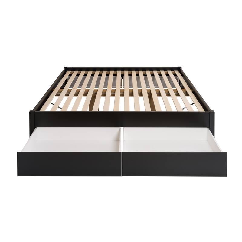 Prepac King 4-post Platform Bed with Optional Drawers
