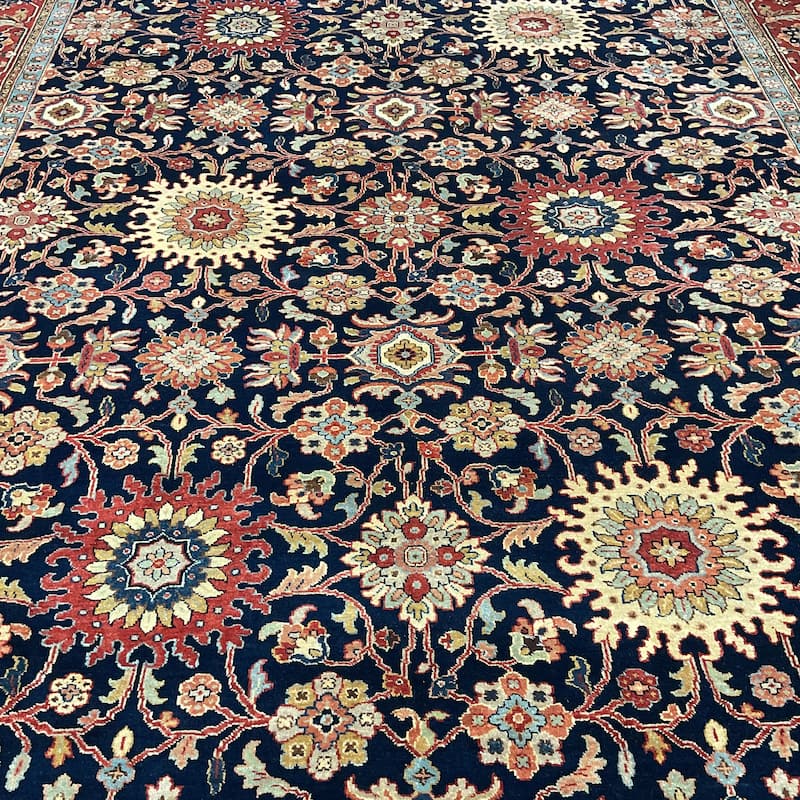 HERAT ORIENTAL Hand-knotted Indo 9' x 12'2 Mahal Wool Rug - 9' x 12'2"
