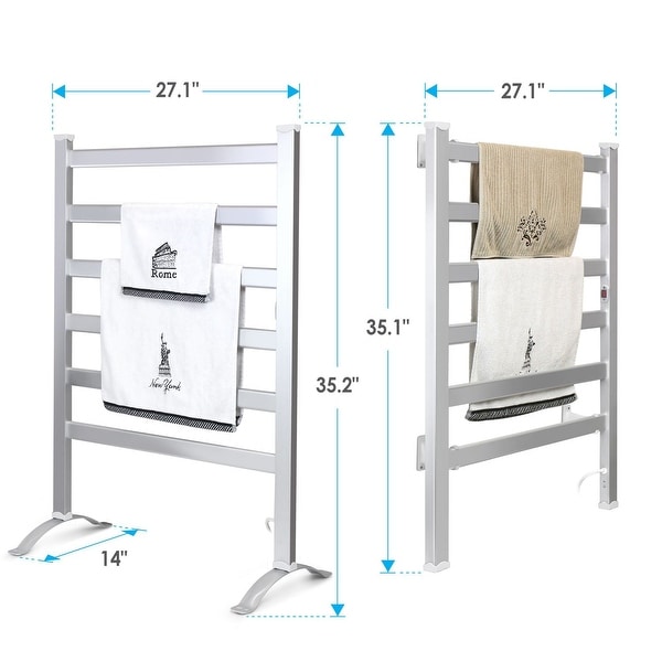 INNOKA Wall Mounted/ Freestanding Electric Heated Towel Warmer