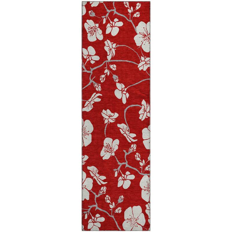 Premium Washable Super Soft Modern Floral Mayfield Rug
