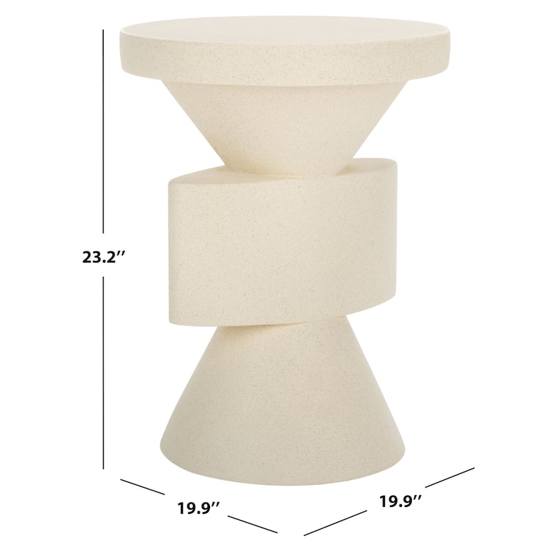SAFAVIEH Malix Accent Table (Fully Assembled) - 20"W x 20"D x 23"H