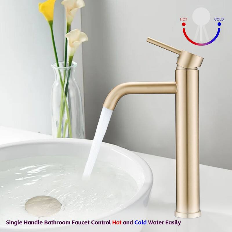 High-end atmosphere bathroom single hole faucet