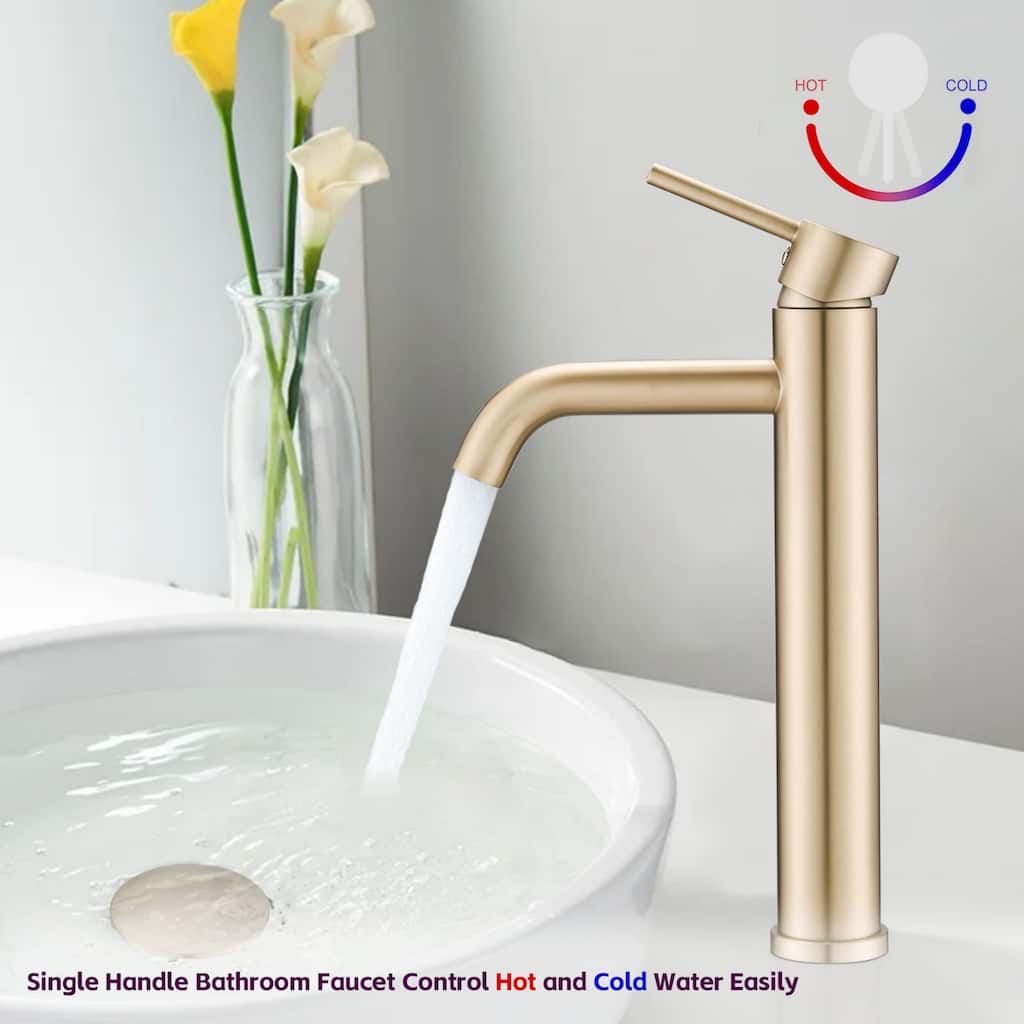 High-end atmosphere bathroom single hole faucet
