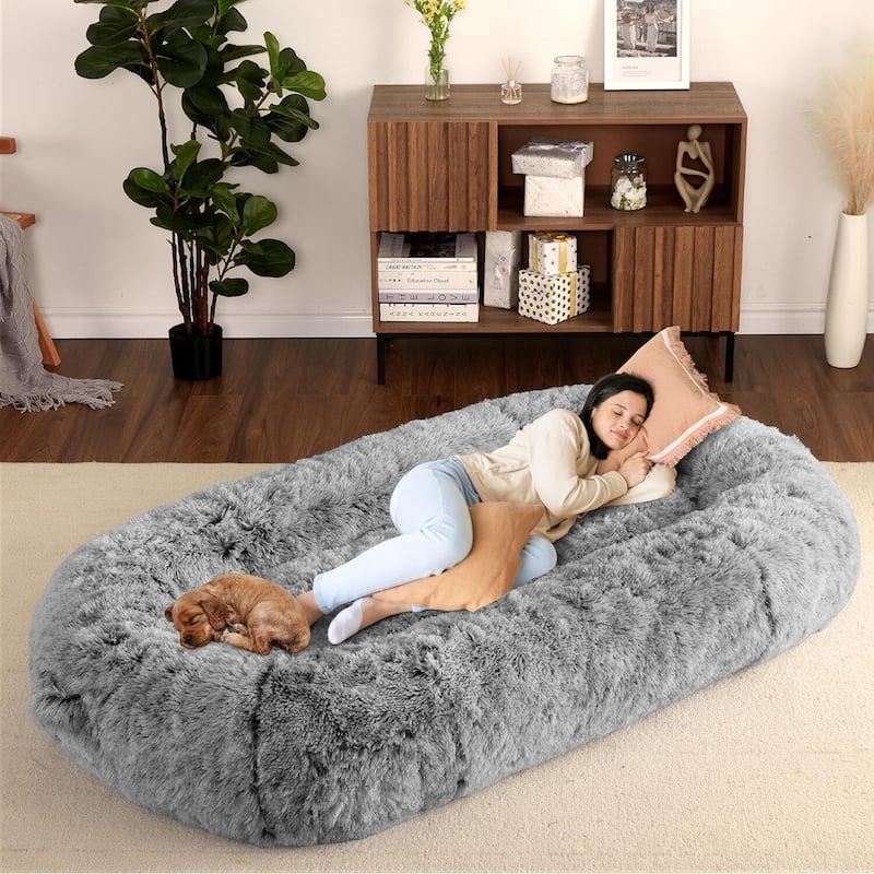 Extra Large Washable Floor Cushion, Family Lounger for Living Rooms