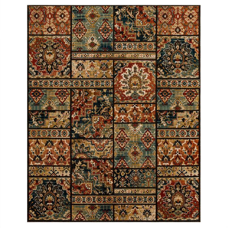 Mohawk Home Abbotts Lake Ornamental Patchwork Tile Area Rug - 2' x 3' - Multi - Runner/Rectangle