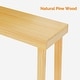 preview thumbnail 19 of 27, Modern Console Table Solid Wood for Entryway or Hallway Decor