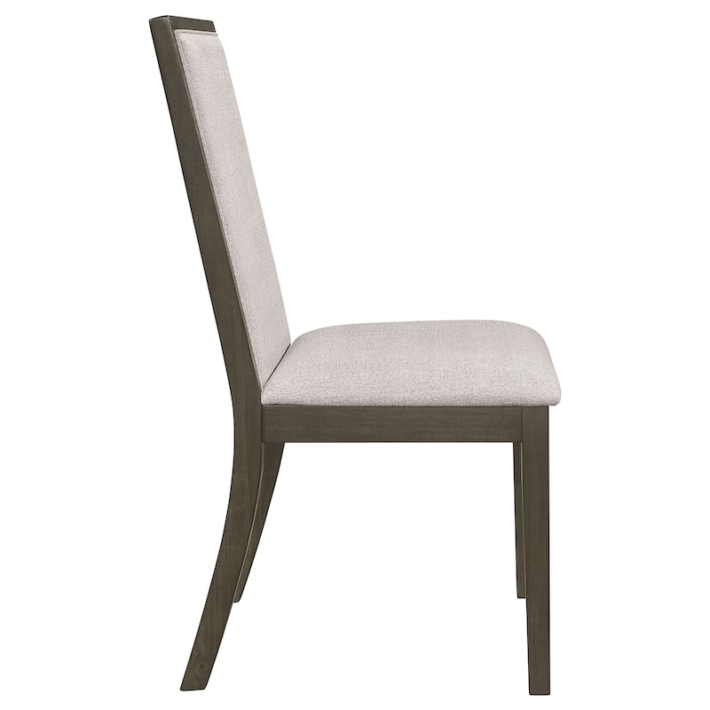 Kelly Dark Grey Upholstered Dining Side Chair (Set of 2)