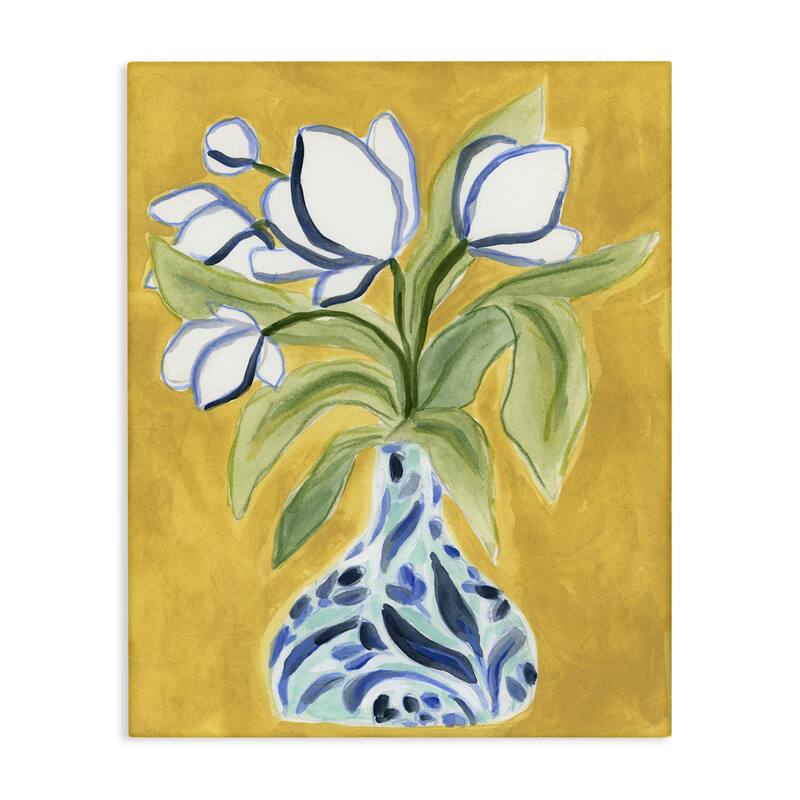 Stupell Bright Tulips in Vase Canvas Wall Art Design By June Erica Vess - 30 x 40