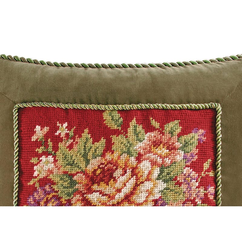 Rossa Needlepoint Pillow