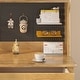preview thumbnail 7 of 20, Kids Desk with Hutch, Wood Study Table with Storage, Writing Desk