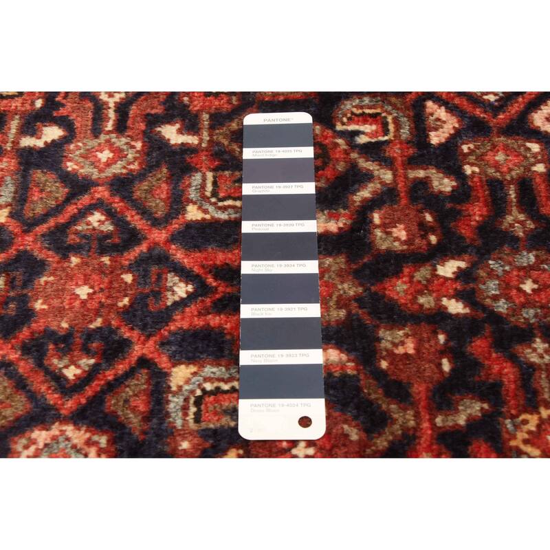 ECARPETGALLERY Hand-knotted Andelz Navy Wool Rug - 3'10 x 10'4